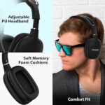 Blaupunkt BH31 Bluetooth Wireless Over Ear Headphones - Image 5