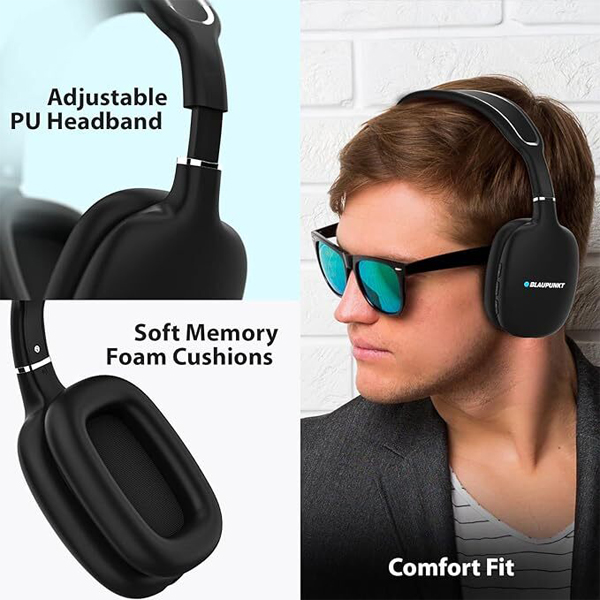 Blaupunkt-BH31-Bluetooth-Wireless-Over-Ear-Headphones-5.jpg Blaupunkt BH31 Bluetooth Wireless Over Ear Headphones - Image 5