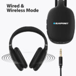 Blaupunkt BH31 Bluetooth Wireless Over Ear Headphones - Image 6