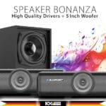 Blaupunkt SBW100 NXT 2.1 Soundbar with Subwoofeer - Image 4