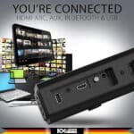 Blaupunkt SBW100 NXT 2.1 Soundbar with Subwoofeer - Image 6