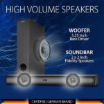 Blaupunkt SBW120 2.1 Soundbar with Subwoofeer - Image 6