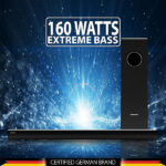 Blaupunkt SBW200 160 Watt 2.1 Soundbar with 8 Inch(20cm) Subwoofer - Image 4