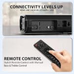 Blaupunkt SBWL10 Wireless Soundbar with 8 Inch Wireless Subwoofer - Image 4