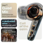 Boult Audio X60 Earphones with Zen Quad mic ENC - Image 6