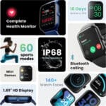 Boult Drift BT Calling 1.69″ HD Display Smartwatch - Image 3