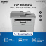 Brother DCP-B7535DW Multi-Function Monochrome Laser Printer - Image 4