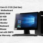 Datamation Assemble Desktop (Intel Core i3/H-61 Motherboard/500GB HDD/120GB SSD/15.4 Monitor/Keyboard/Mouse)