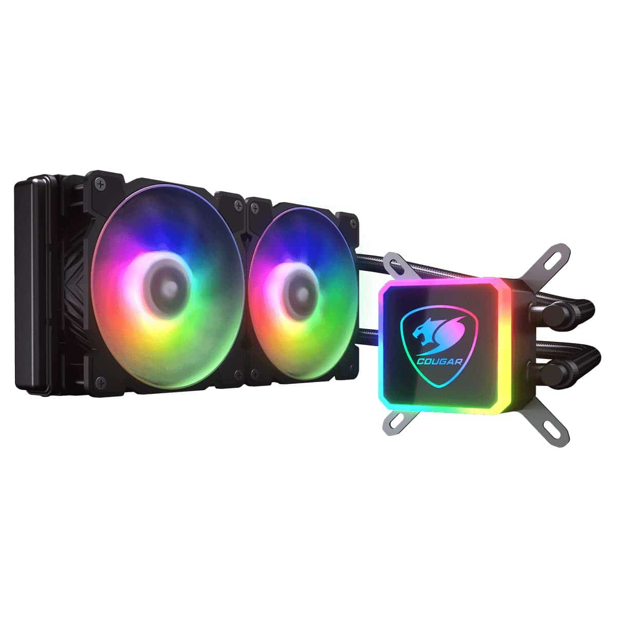 COUGAR-Aqua-ARGBdatamation.jpg Cougar Aqua ARGB 240 All-in-One RGB Liquid Cooling Series (COUGAR Aqua ARGB 240) - Image 1