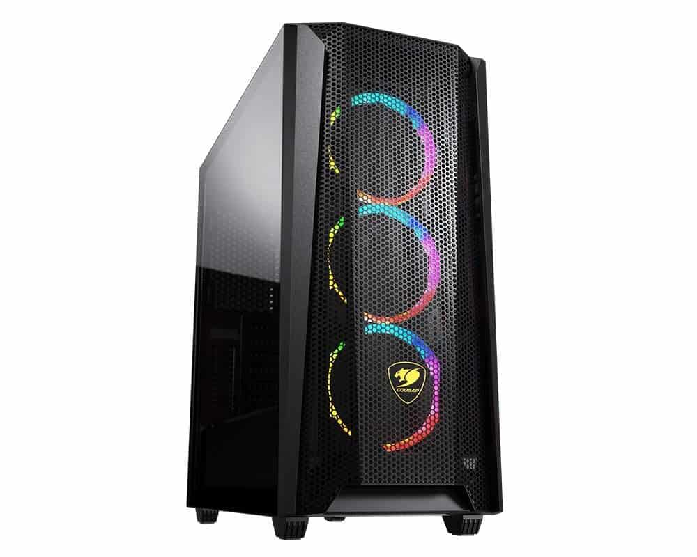 COUGAR-MX660datamation.jpg Cougar MX660 Mesh RGB Advanced Mid-Tower Case with Powerful Airflow, Black - Image 1