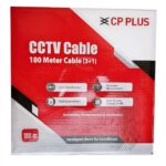 CP Plus (3+1) 100% Copper Coaxial Wire 180 Meter for CCTV Surveillance Security System