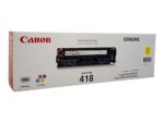 Canon Toner Cartridge 418 – Yellow - Image 2