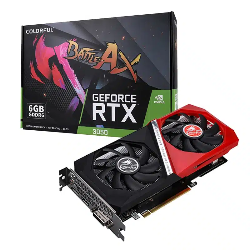 Colorful-GeForce-RTX-3050-NB-DUO-6GB-V2-V-Graphics-Card-1.webp Colorful GeForce RTX 3050 NB DUO 6GB V2-V Graphics Card - Image 1