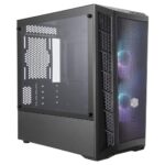 Cooler Master MasterBox MB311L ARGB Airflow Micro-ATX Tower with Dual ARGB Fans, Fine Mesh Front Panel, Mesh Side Intakes, and Tempered Glass Side Panel - Image 11