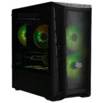 Cooler Master MasterBox MB311L ARGB Airflow Micro-ATX Tower with Dual ARGB Fans, Fine Mesh Front Panel, Mesh Side Intakes, and Tempered Glass Side Panel - Image 7
