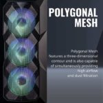 Cooler Master MasterBox TD500 Mesh Triple ARGB Mid Tower Gaming Cabinet with Dual 360mm Radiator Support and Crystalline Tempered Glass - Image 2