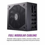 Cooler Master V850 Gold V2, 80 Plus Gold Certified Fully Modular Power Supply – Black - Image 5