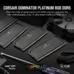 Corsair Dominator Platinum RGB DDR5 64GB (32GBx2) 6000MHz RAM Black - Image 2