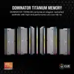 Corsair Dominator Titanium RGB 64GB (32GBx2) DDR5 6000MHz Ram Grey - Image 2