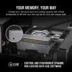 Corsair Dominator Titanium RGB DDR5 32GB (16GBx2) 6000MHz Desktop Ram Grey - Image 4