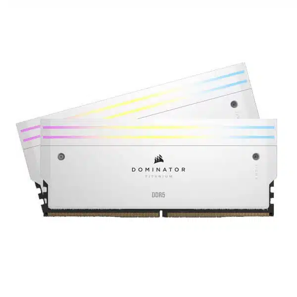 Corsair Dominator Titanium RGB DDR5 32GB (16GBx2) 6000MHz Desktop Ram White