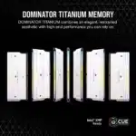 Corsair Dominator Titanium RGB DDR5 32GB (16GBx2) 6000MHz Desktop Ram White - Image 2