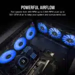 Corsair ML120 LED Elite 120mm Blue LED Cabinet Fan Single Pack - Image 8