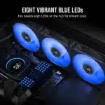 Corsair ML120 LED Elite 120mm Blue LED Cabinet Fan Single Pack - Image 9