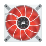 Corsair ML120 LED Elite 120mm Red LED Cabinet Fan Single Pack White - Image 2