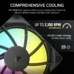 Corsair RS120 ARGB 120 PWM Cabinet Fan Black Triple Pack - Image 4