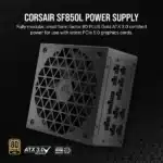 Corsair SF850L SFX 850 Watt ATX 3.0 80 Plus Gold SMPS - Image 2