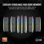 Corsair Vengeance RGB 32GB (16GBx2) DDR5 6000MHz Ram EXPO & XMP - Image 2