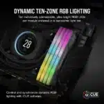 Corsair Vengeance RGB 32GB (16GBx2) DDR5 6000MHz Ram EXPO & XMP - Image 4