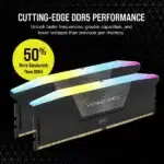 Corsair Vengeance RGB 32GB (16GBx2) DDR5 6000MHz Ram Black - Image 3