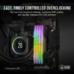 Corsair Vengeance RGB 32GB (16GBx2) DDR5 7200MHz Ram Black - Image 5