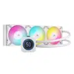 Corsair iCUE H150i Elite LCD XT Display 360mm RGB CPU Liquid Cooler White