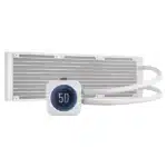 Corsair iCUE H150i Elite LCD XT Display 360mm RGB CPU Liquid Cooler White - Image 2