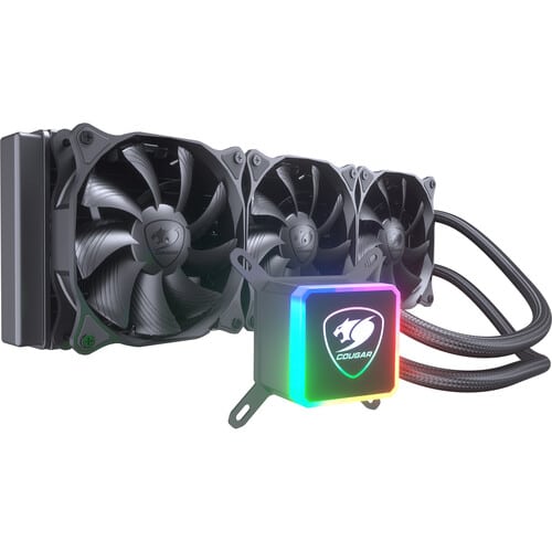 Cougar-AQUA-360datamation1.jpg Cougar AQUA 360 ARGB CPU Liquid Cooler (Black) - Image 1