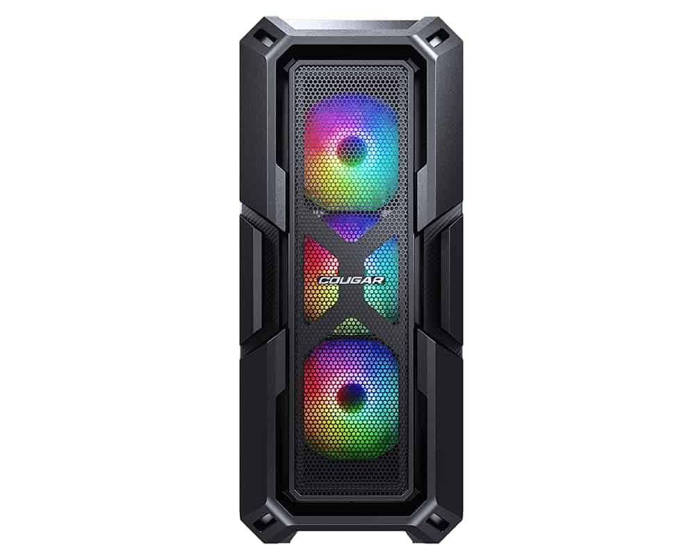 Cougar-MX440DATAMATION6.jpg Cougar MX440 Mesh RGB Powerful Airflow and Compact Mid-Tower Case with Tempered Glass and 3X ARGB Fans - Image 1