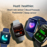 CrossBeats Hustl Smartwatch With Dual Speaker Bluetooth BT Calling - Image 4