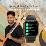 CrossBeats Hustl Smartwatch With Dual Speaker Bluetooth BT Calling - Image 5