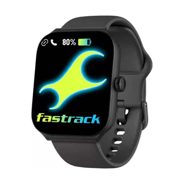 Fastrack Revoltt FS1 Max | Biggest 1.95” UltraVU Curve Display Smartwatch