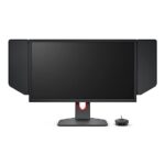 BenQ ZOWIE XL2566K 360Hz 24.5″(62cm)Premium Esports Grade TN Panel Monitor with Shield,S-Switch,Height Adjust,Small Base-Full HD,DyAc+,Black eQualizer,Color Vibrance,XL Setting to Share,HDMI,DP(Gray) - Image 2