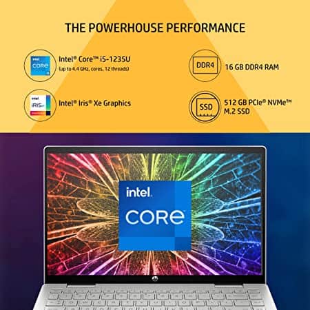 DATAMATION-ONE-SILVER-ONE-ONE-4.jpg HP Pavilion x360,12th Gen Intel Core i5-1235U 16GB RAM/512GB SSD 14-inch(35.6 cm) FHD,multitouch-Enabled Display/Intel Iris Xe Graphics/Backlit KB/B&O/Alexa Built-in/FPR/Win 11/MSO/Pen,14-ek0074TU - Image 4