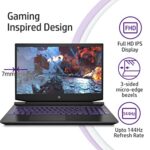 Hp Pavilion Gaming 15-Amd Ryzen 5 15.6 Inches Micro-Edge, Ips, Anti-Glare, Fhd Display (8Gb Ram/512 Gb Ssd/144 Hz/ Rtx 3050Ti 4Gb Graphics/B&O Audio/Windows 11 Home/Ms Office)15-Ec2048Ax, Shadow Black - Image 2