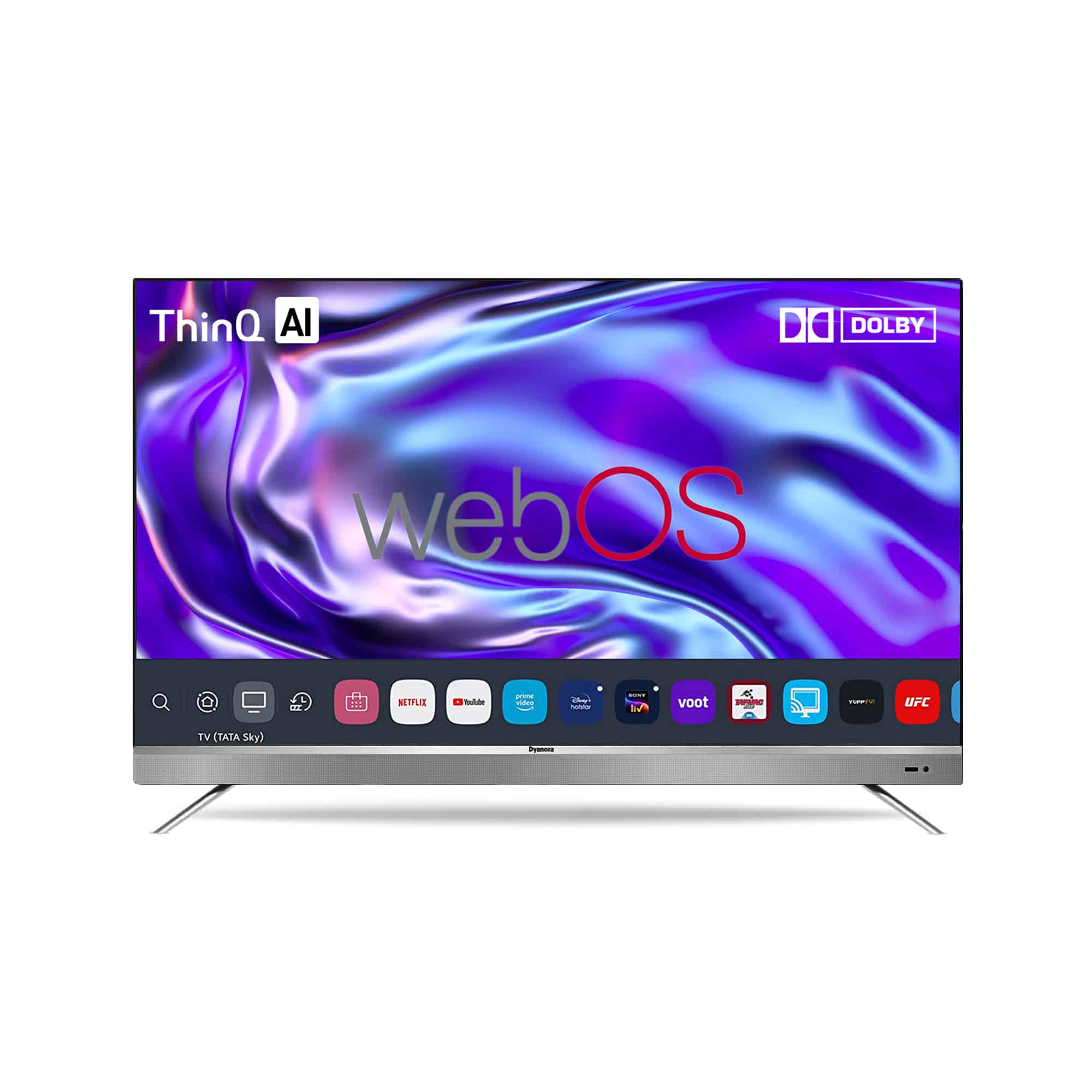 DY-LD43U2S-W_1.jpg Dyanora 109 cm (43 inch) Ultra HD (4K) LED Smart WebOS TV with HDR 10, Micro Dimming, Noise Reduction, Dolby Surround Sound (DY-LD43U1S) - Image 1