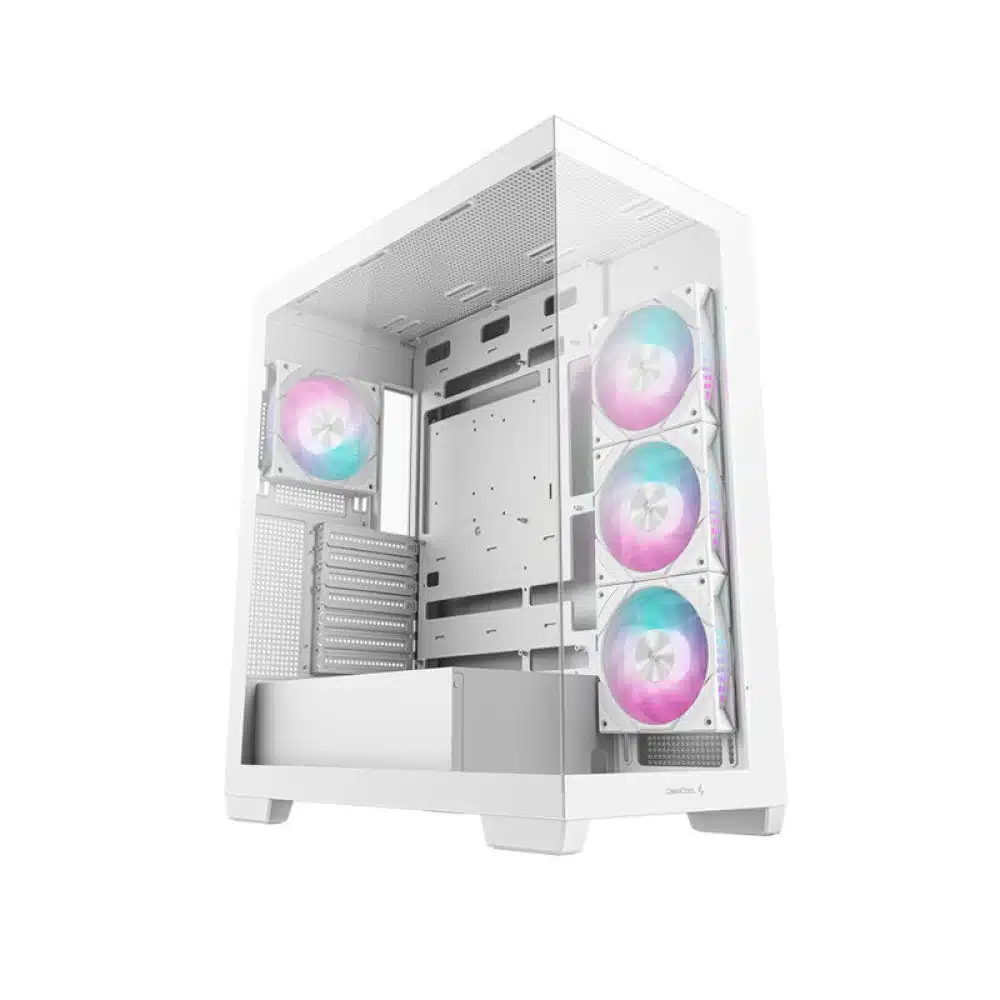 Deepcool-CG580-4F-WH-Mid-Tower-Gaming-Cabinet-1.webp Deepcool CG580 4F WH Mid-Tower Gaming Cabinet - Image 1