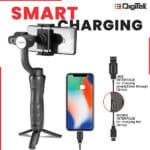 Digitek 3-Axis Handheld Gimbal Stabilizer for Smartphones & Gopro with Face - Image 2