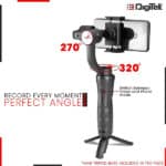 Digitek 3-Axis Handheld Gimbal Stabilizer for Smartphones & Gopro with Face - Image 7