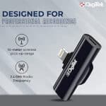 Digitek DWM-002 Wireless Microphone & Receiver with iPhone - Image 3